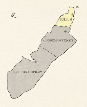 Sullum Sirel Coast Political Map