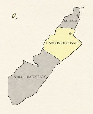 Kingdom Sirel Coast Political Map