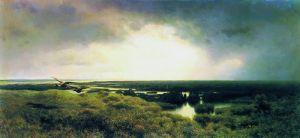 Painting of the Guinquile Swamp